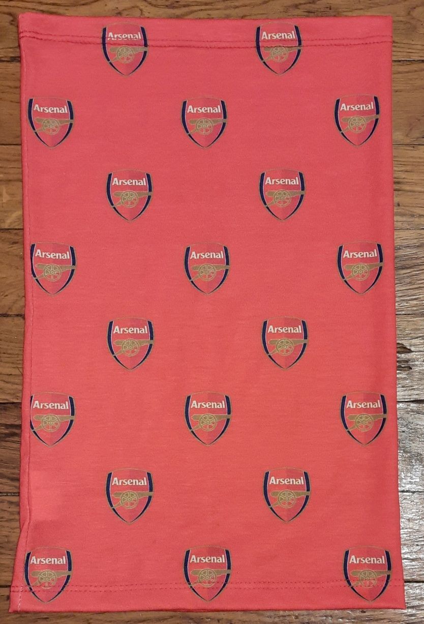 Подарунковий набір фаната FC Arsenal (ФК Арсенал) роза шарф бафф