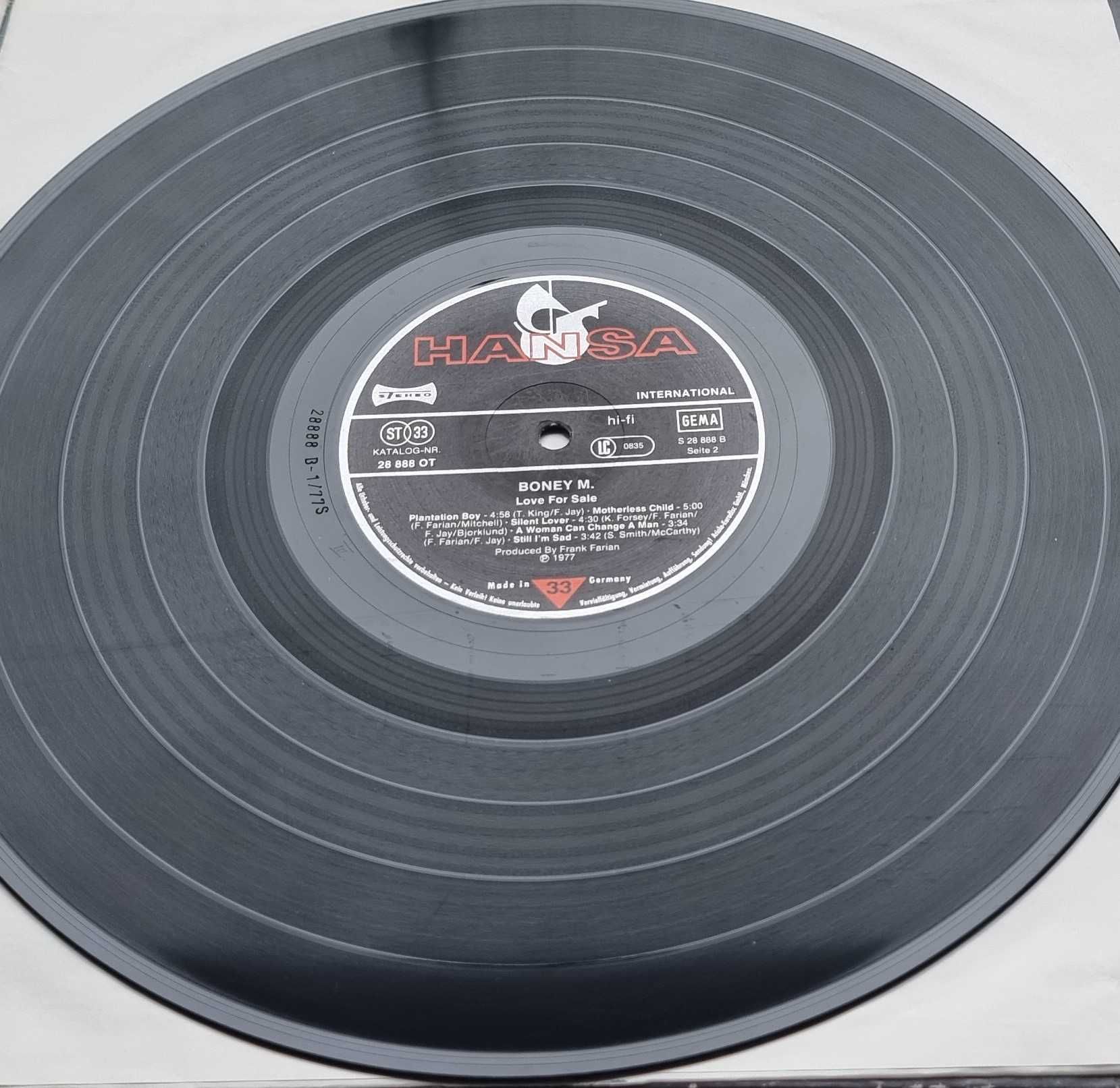 Винил пластинка Vinyl - Love For Sale- Boney M  -  12"