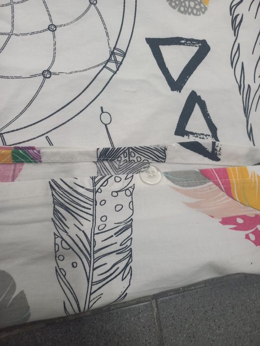 Capa edredão solteiro com 2 temas com 1.85 por 1.85