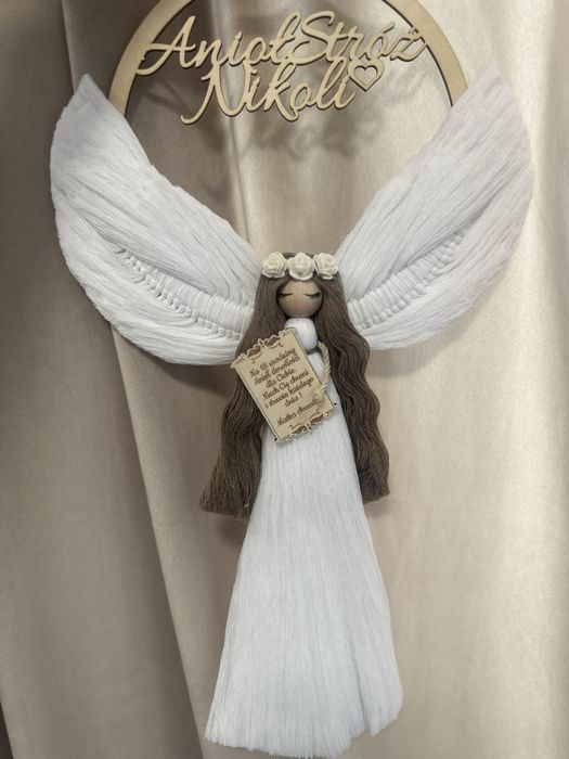 Aniol stroz makrama prezent