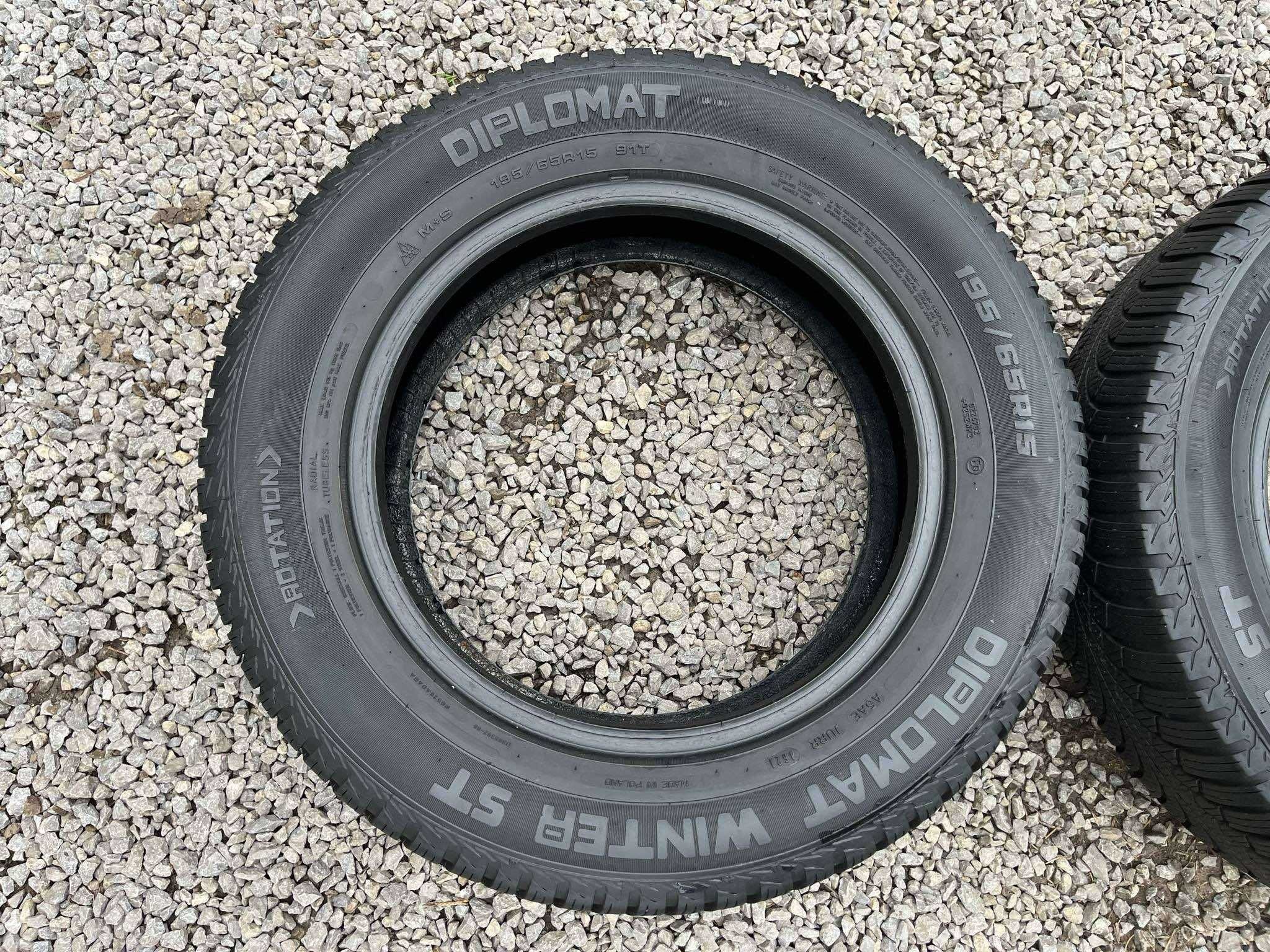 Opony 195/65R15 Diplomat Winter ST Zima 2sztuki 5,69mm bieżnika