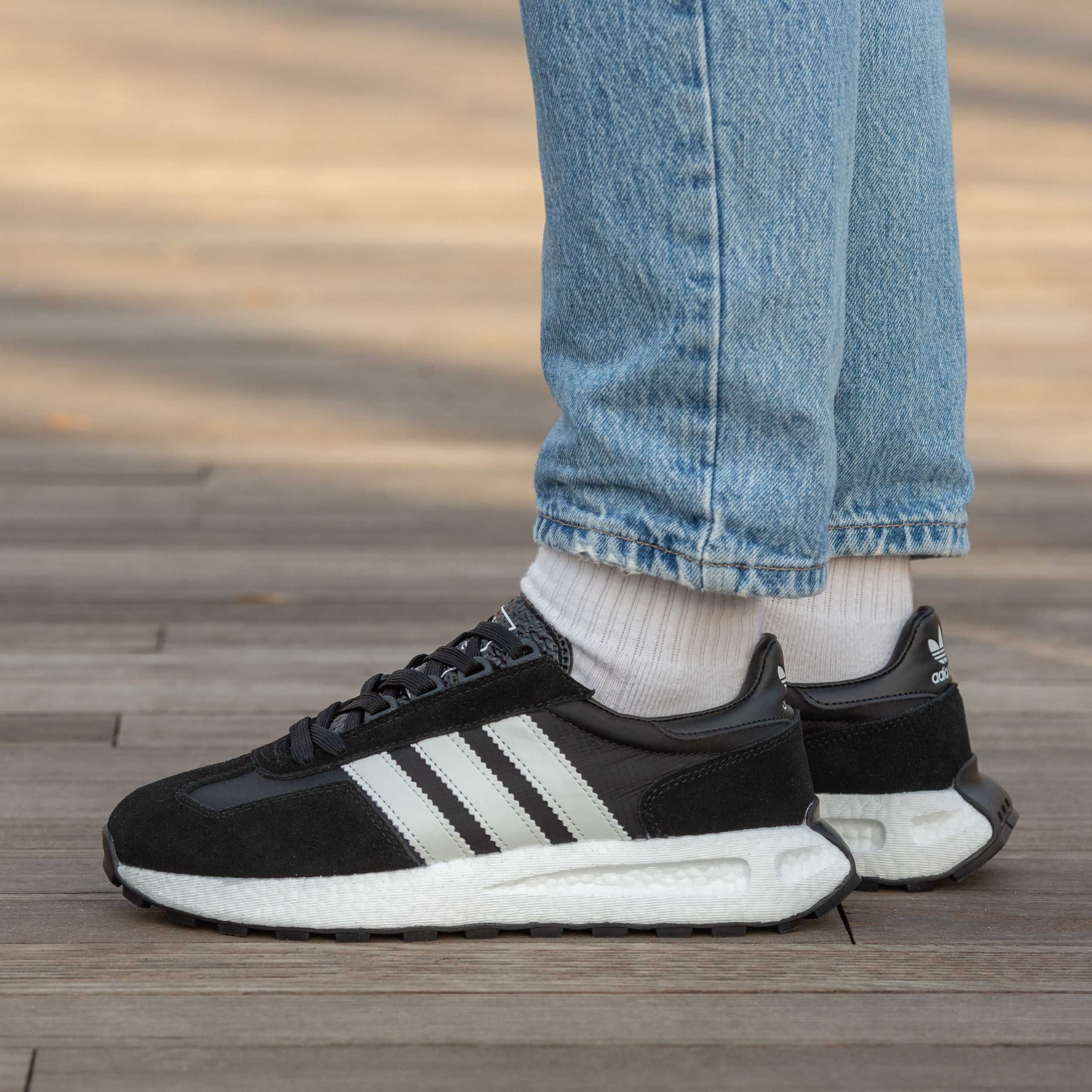 Мужские кроссовки Adidas Retropy E5 Black White 40-45 Новинка Весны!