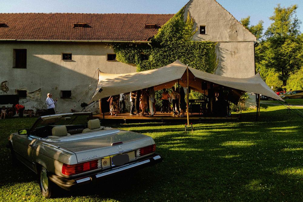 Wynajem namiotu Strech, 75m2 (7,5x10) wesela, imprezy okolicznościowe