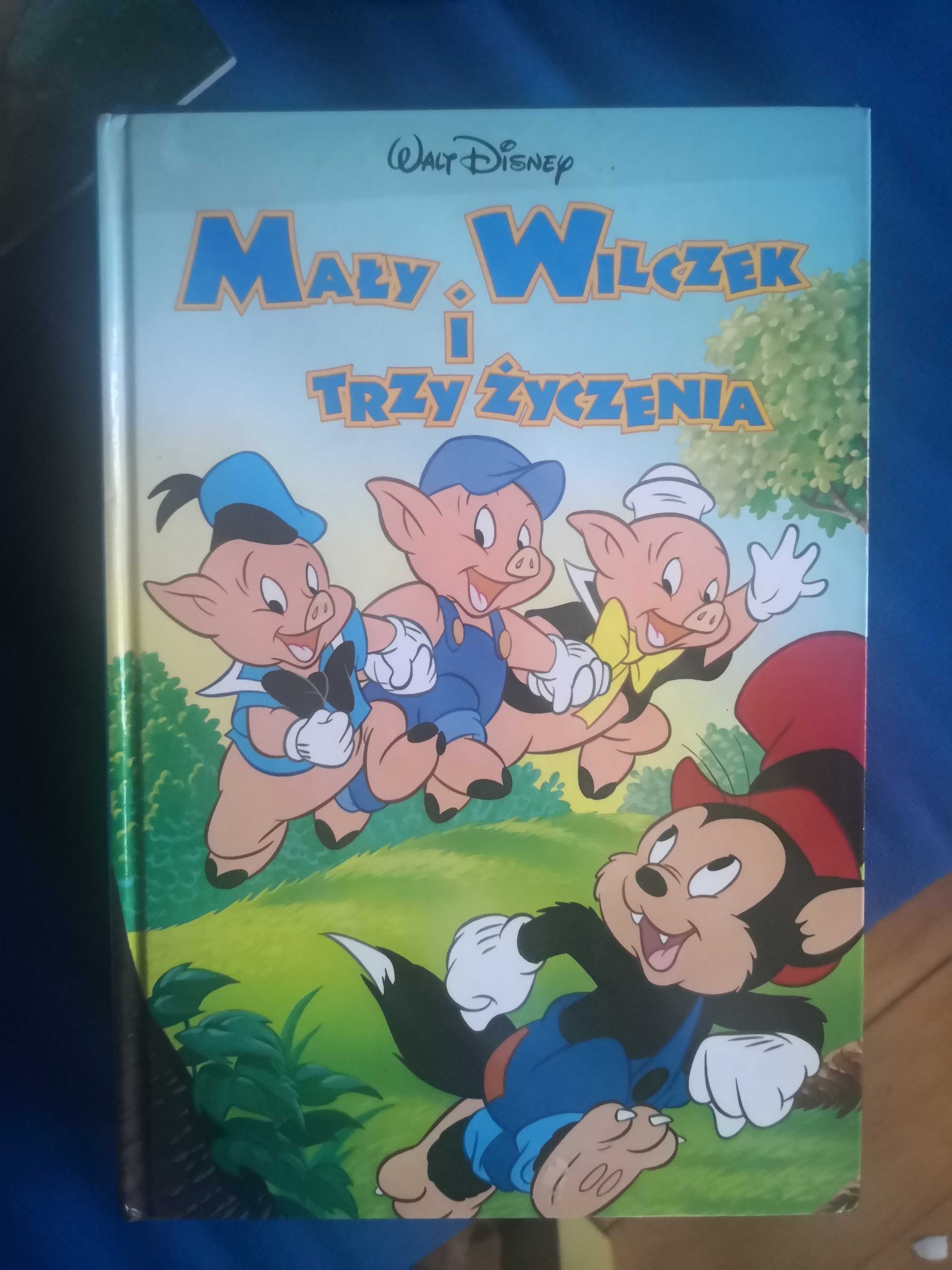 Książka dla dzieci z serii Disney, Mały Wilczek i trzy życzenia