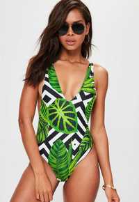 Новый! Яркий слитный купальник от Missguided (UK), р. euro 40