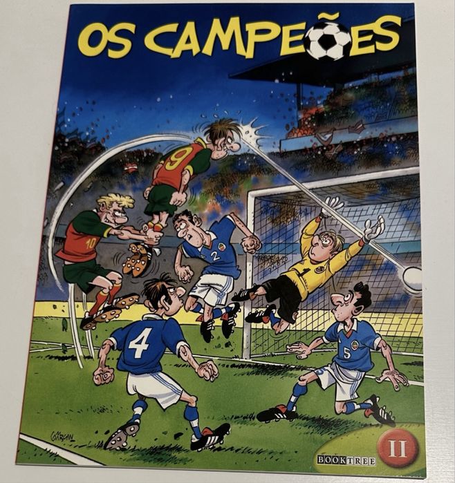Coleção completa Os Campeões  Banda desenhada de futebol Gursel 6 vol.