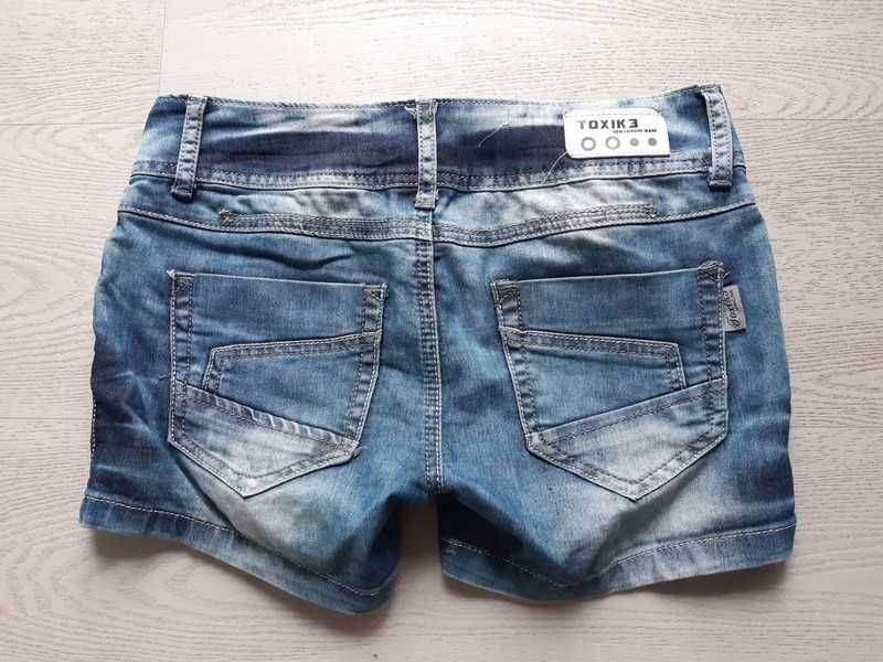 Krótkie spodenki szorty jeansy Toxik jeans 36,S