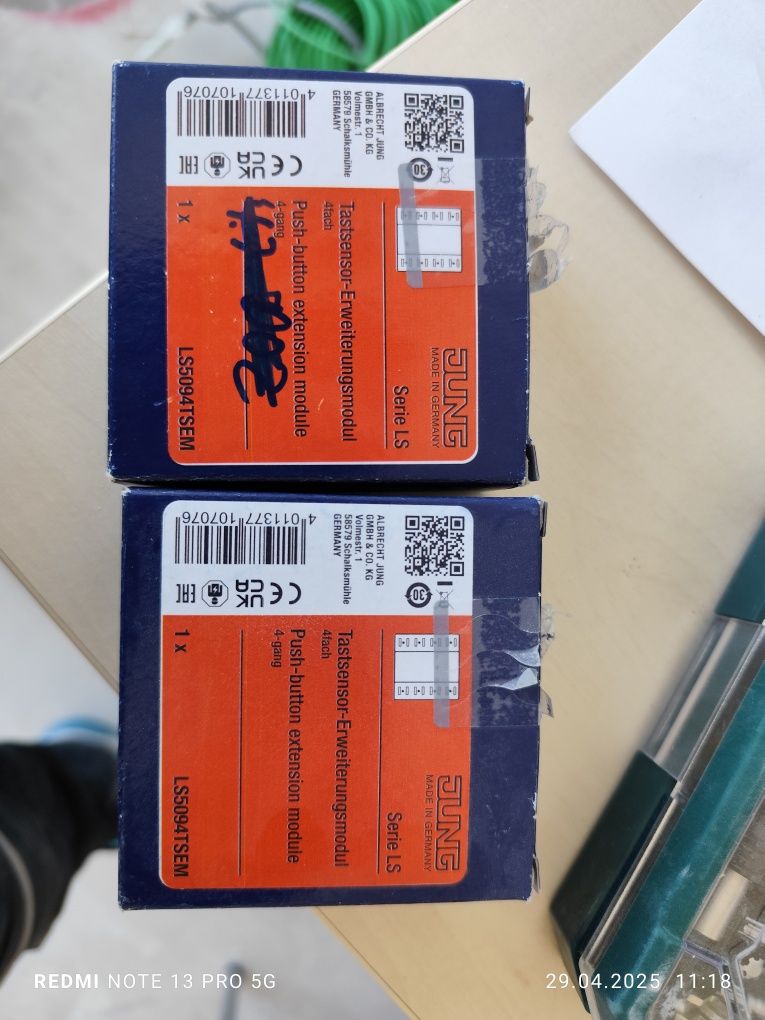 Taster sensor KNX JUNG TSEM