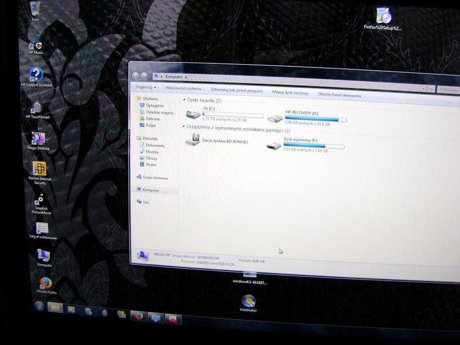 all in one HP I5