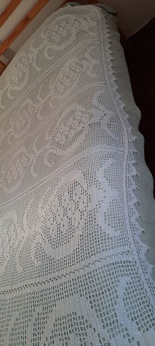 Colcha em crochet