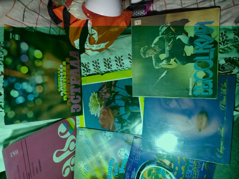 Пластинки ссср 12 шт 1 лотом