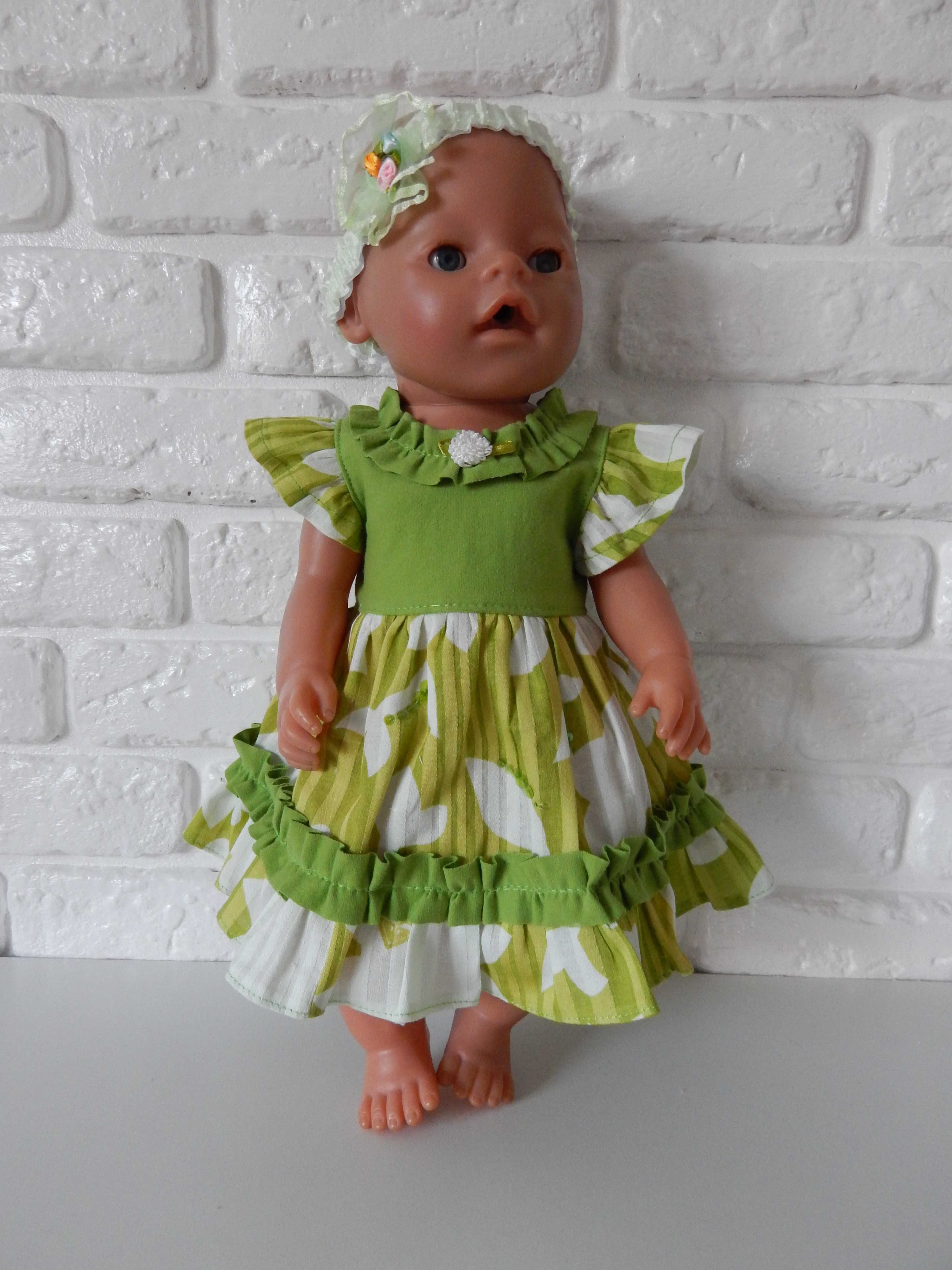 Одежда для куклы ростом 41-45 см платье купальник