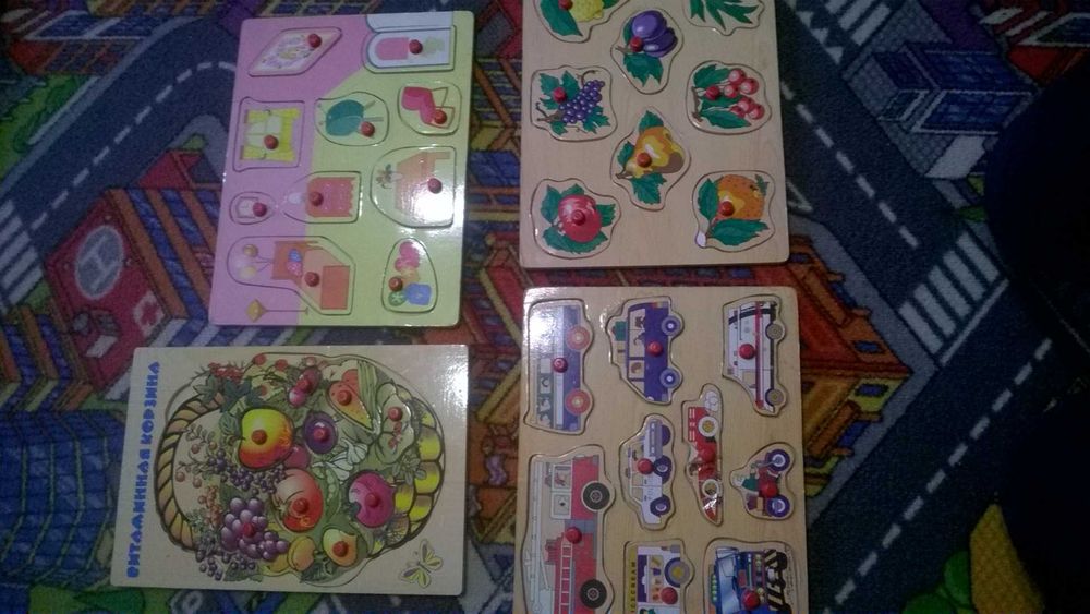 Рамки - вкладыши. Пазли для найменших. Іграшки. Деревянные развивающие