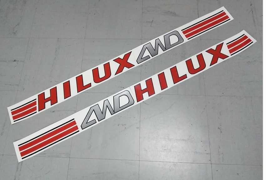 Autocolantes/Stickers para Toyota Hilux Power Steering 4WD Xcab