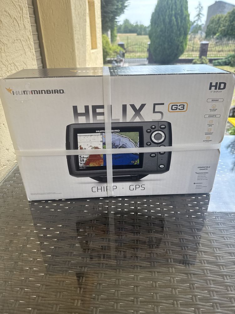 Echosonda skaner Humminbird Helix 5 G3 Chirp Gps nowa