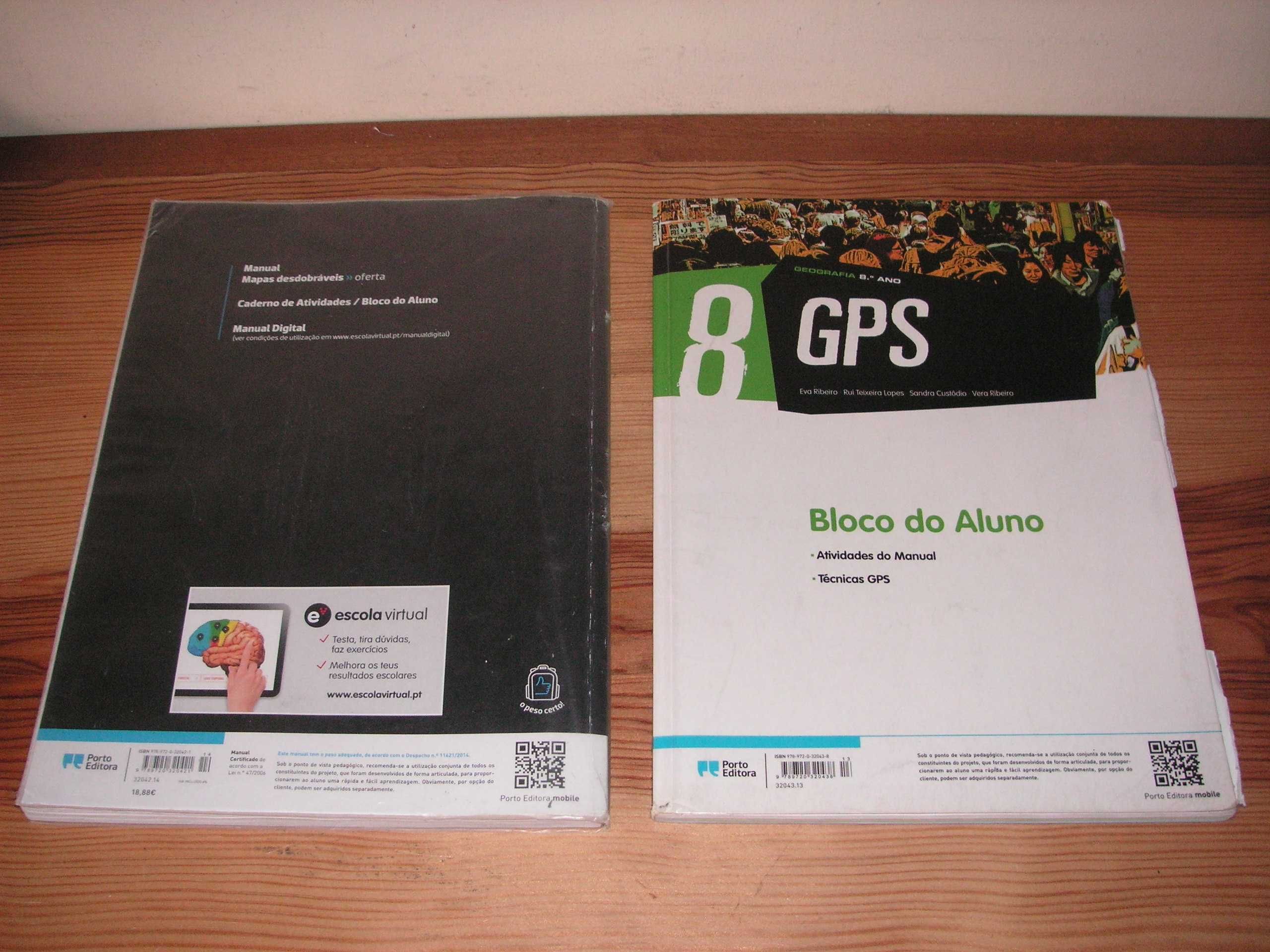 Manual e Caderno Atividades de Geografia 8º Ano - GPS 8