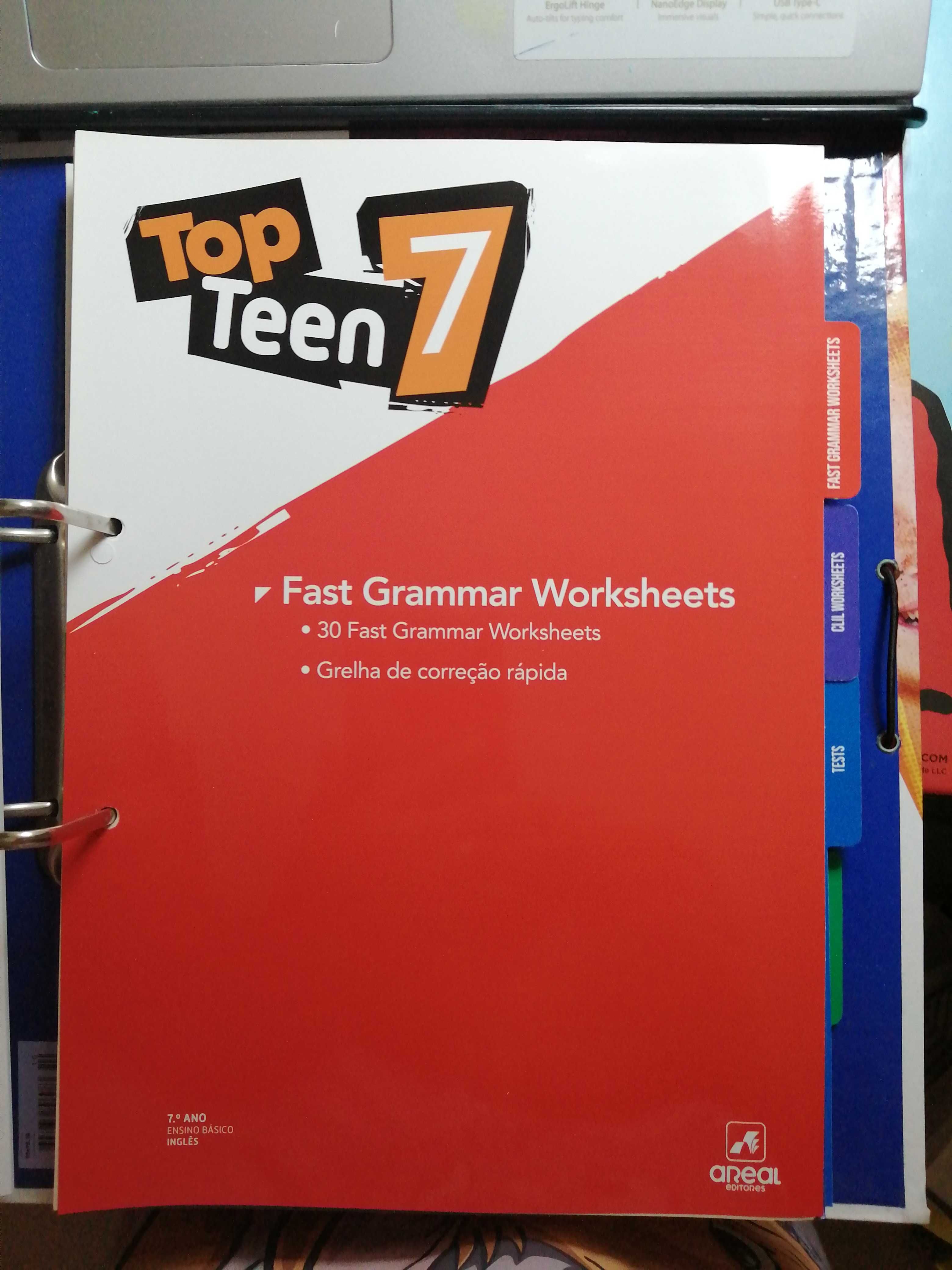 Manual escolar "Top Teen 7" (Projeto completo)