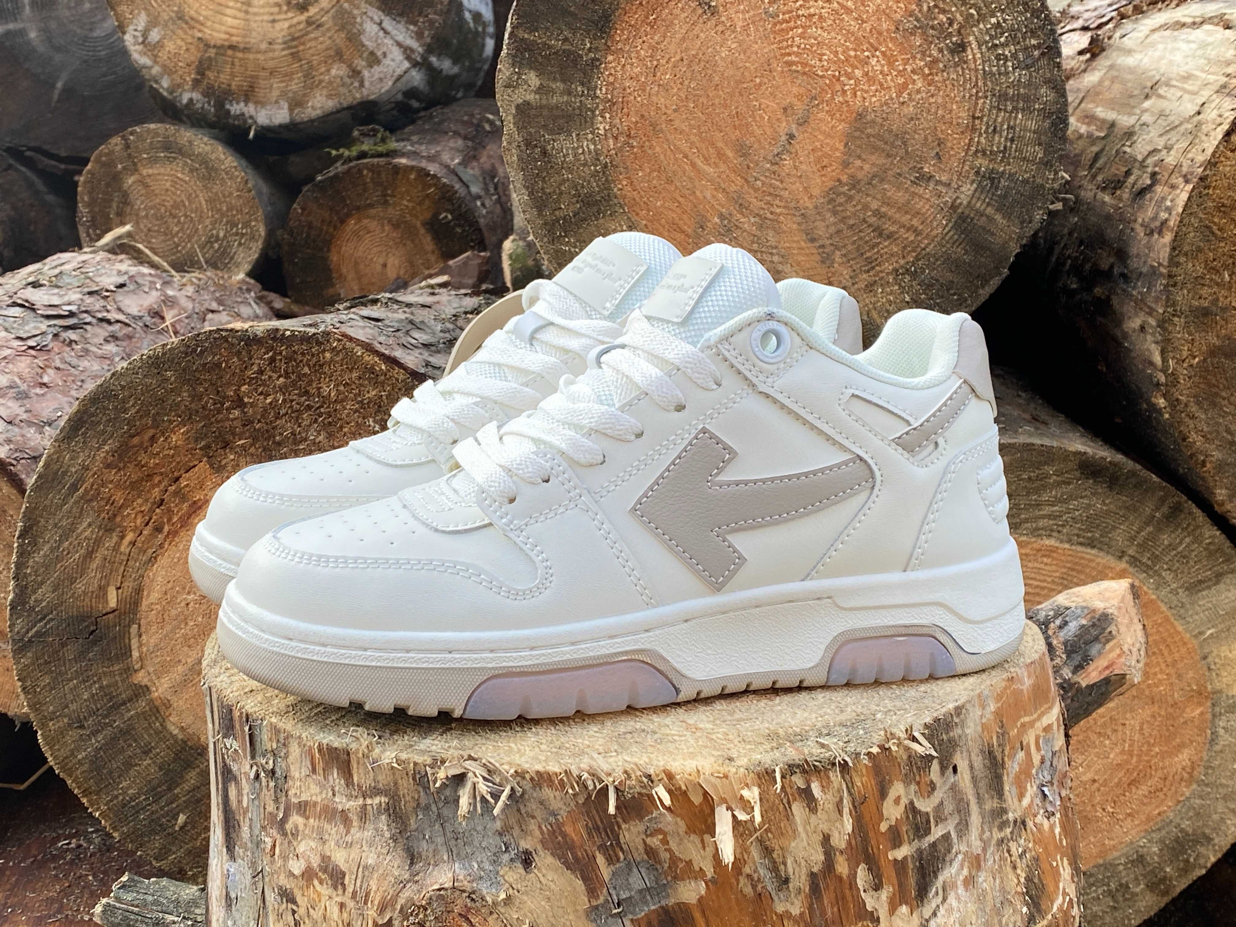 Кросівки Off-White Out of Office Low White Beige 36-41