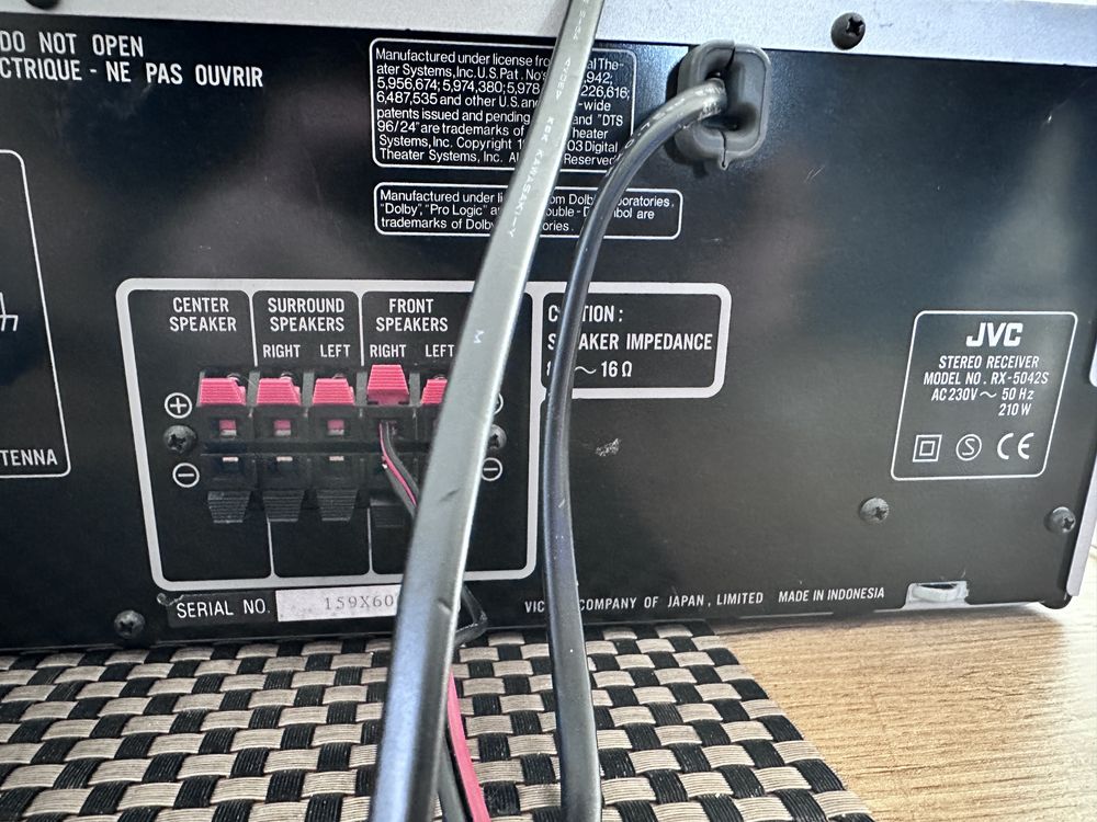 Amplituner kina domowego wzmacniacz JVC RX-5042