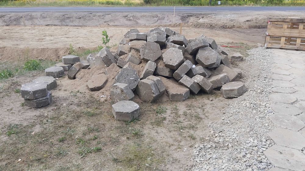 Trylinka beton pod garaż lub wjazd - wysokość 15cm