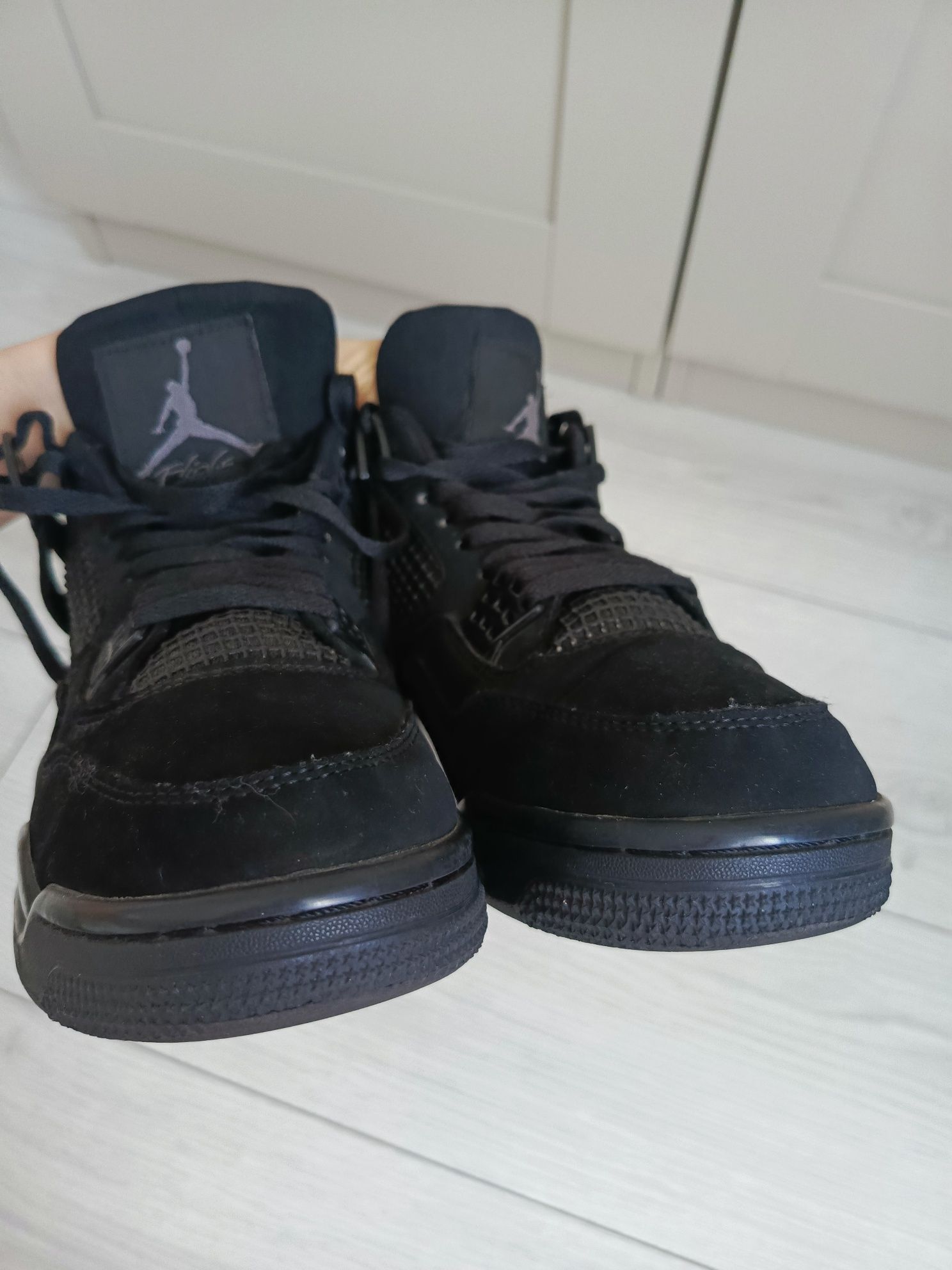 Jordan 4 black cat oryginał rozm.42 czarne