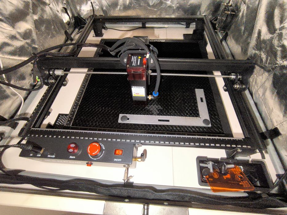 Máquina de gravação a laser Mecpow X3 Pro 10W com vários extras