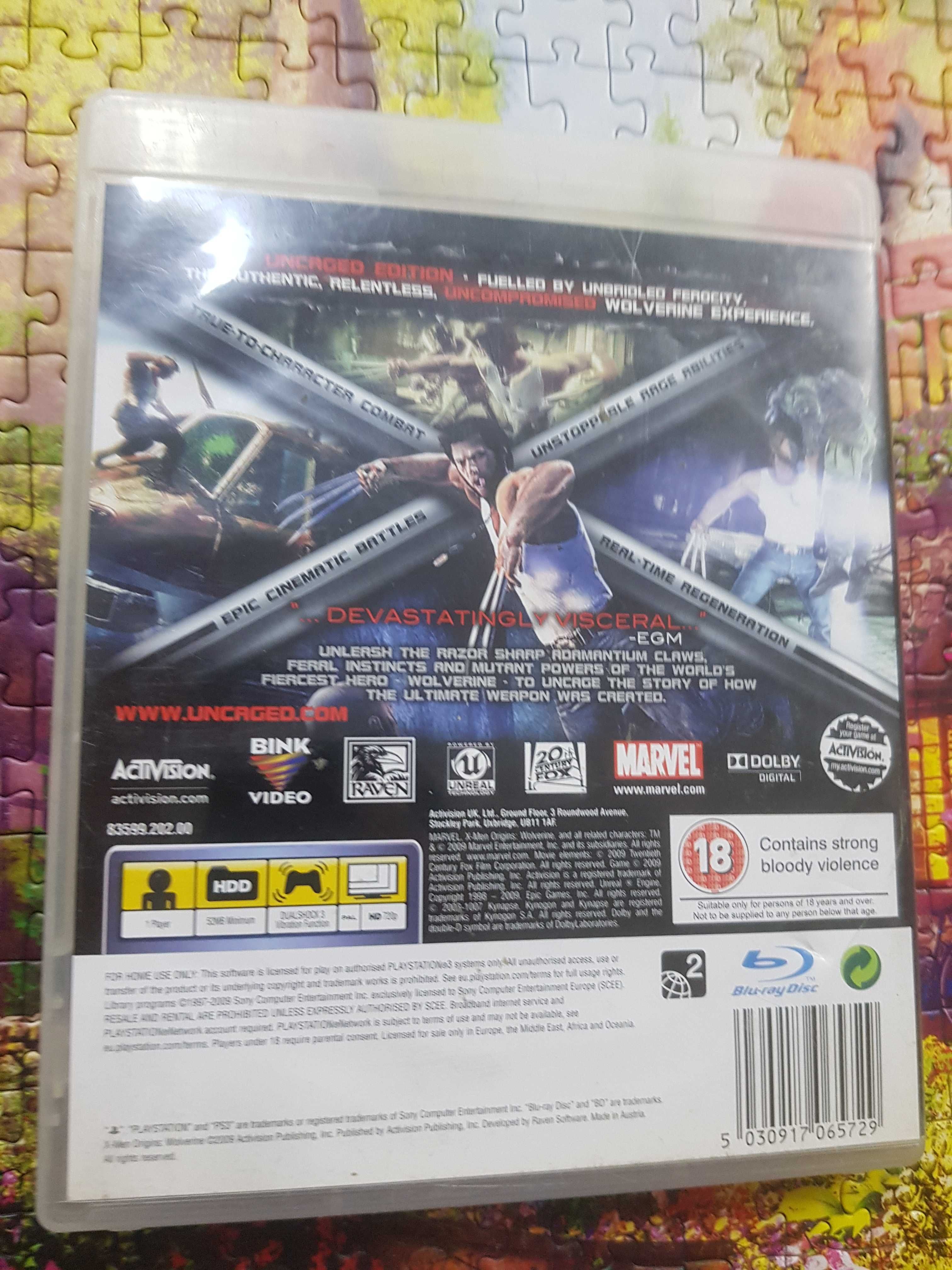 X-men Origins Wolverine PS3 Sklep Iława