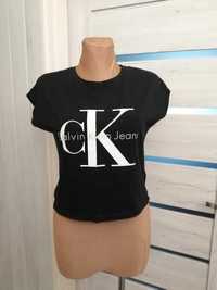 Calvin Klein Jeans - krótka koszulka XS