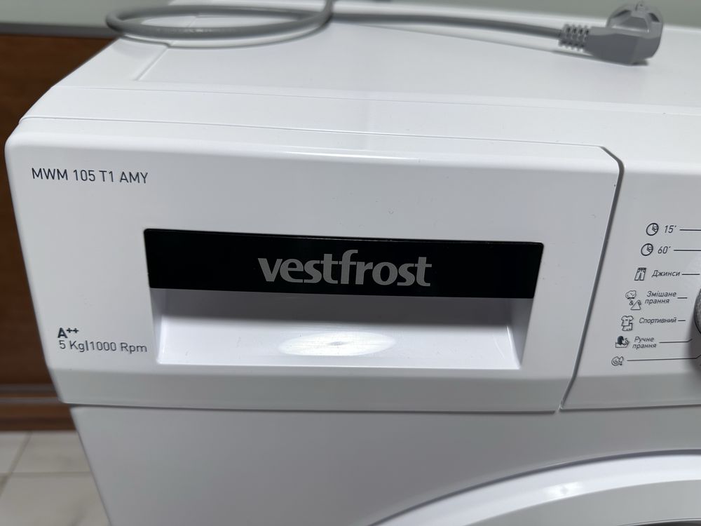Офіційна! Vestfrost MWM 105 T1 AMY (А++) на 5 кг – всього 30 циклів