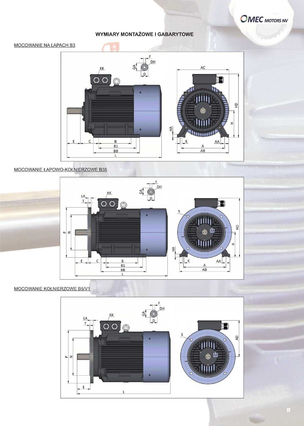 silnik elektryczny 18,5kW 1400obr. 180B3