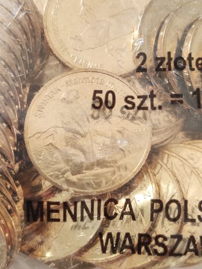 worek menniczy 2 zł - ŚWISTAK 2006 - 50 sztuk