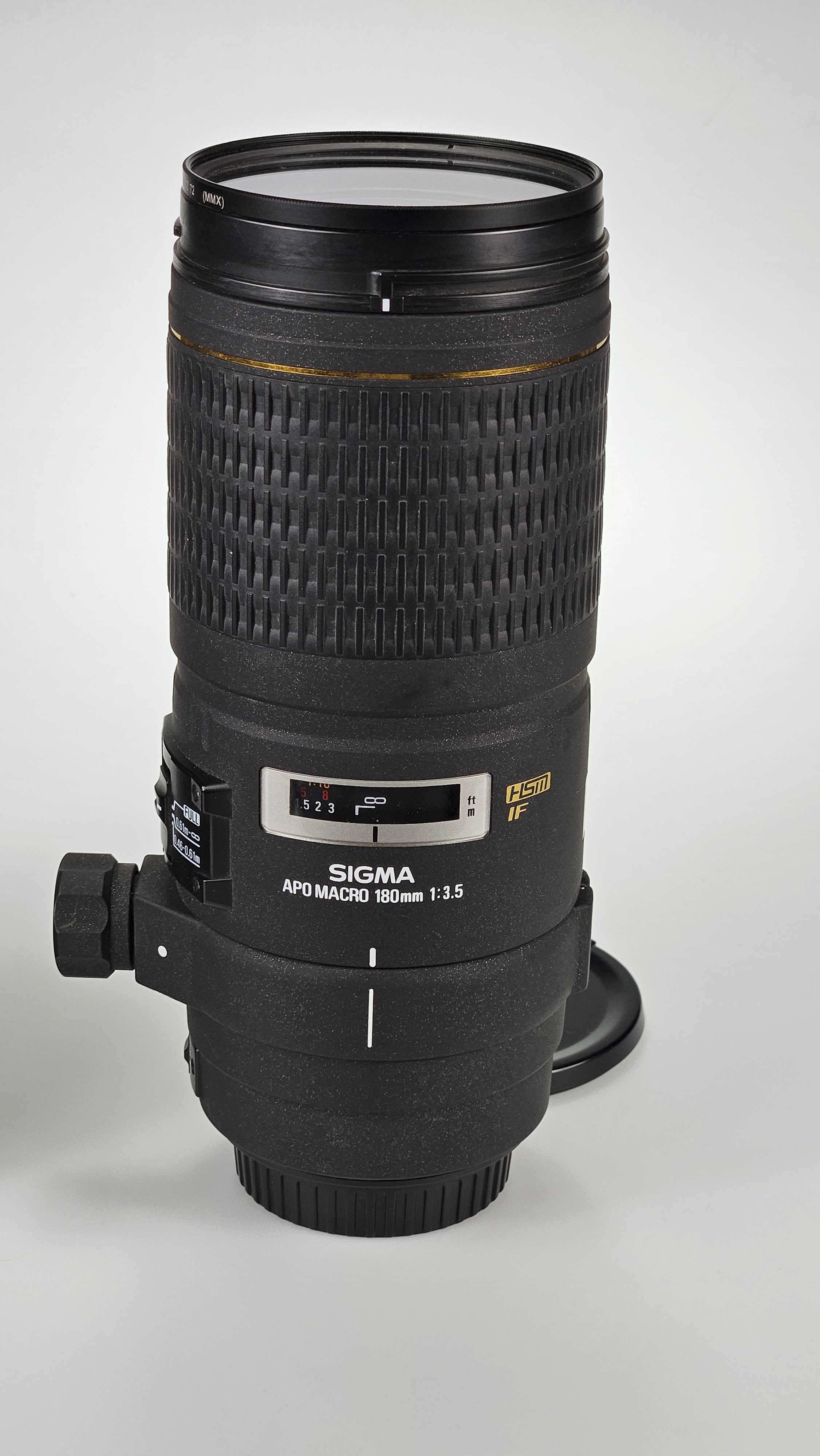 Sigma 180 mm f/3.5 EX DG HSM Macro APO mocowanie Canon