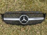 Решетка радиатора mercedes E W213 16-20г. Диамант (серая)ПОД КАМЕРУ