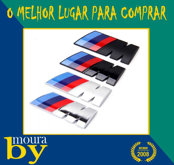 decoração BMW varios emblemas e acabamentos