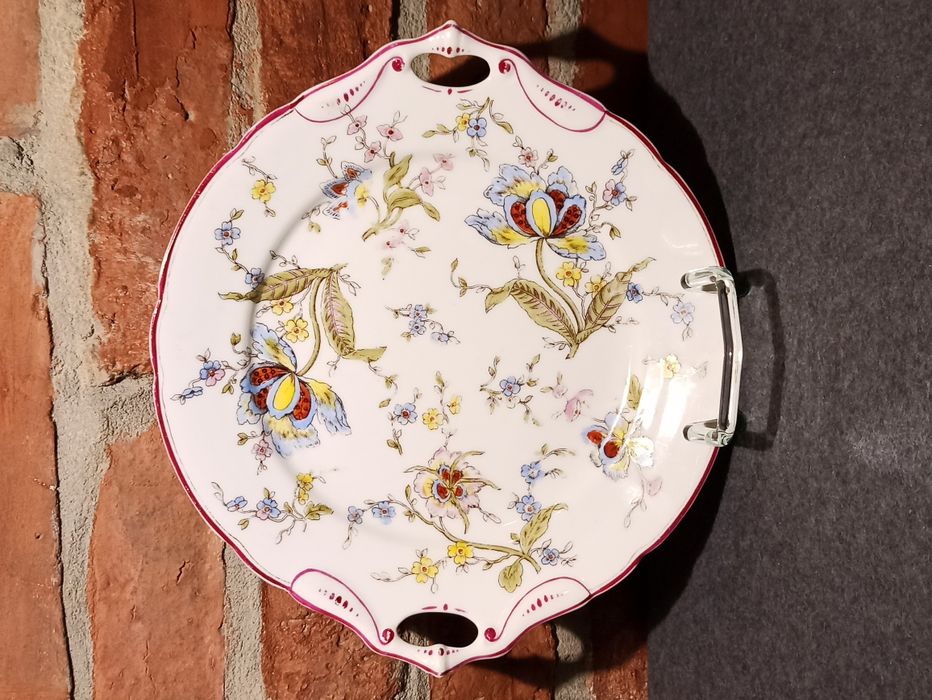 Porcelana Śląska PATERA z uchwytami