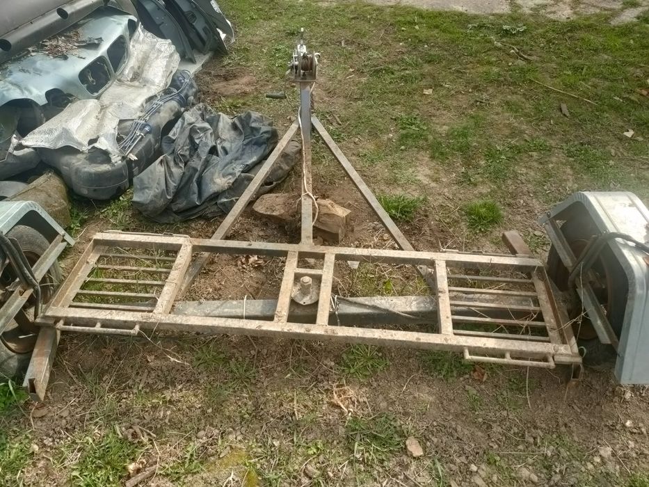 Лафет прицеп часткової погрузки авто