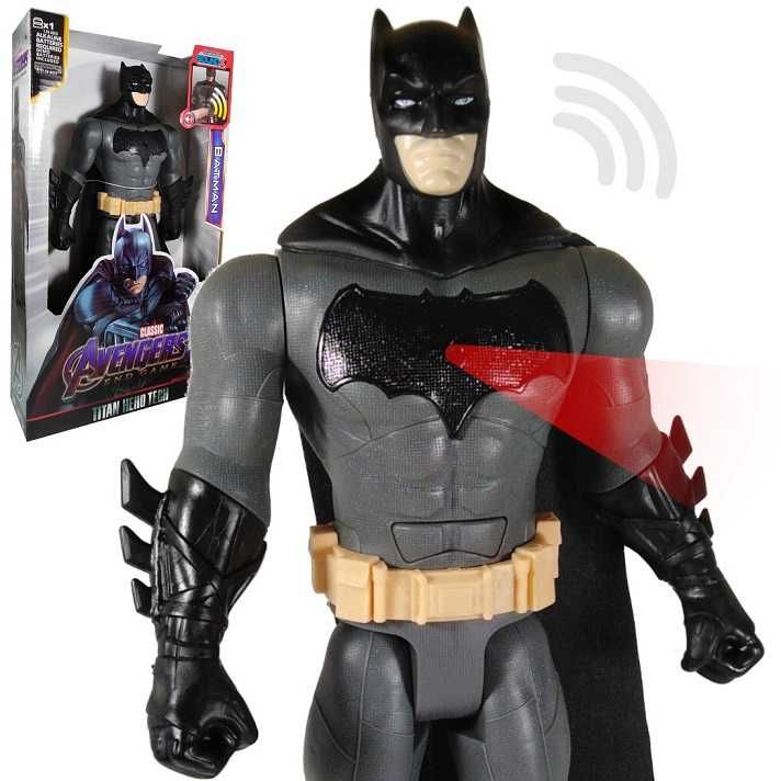 BATMAN ruchoma duża figurka ŚWIECI LED DŹWIĘK Avengers 30 cm