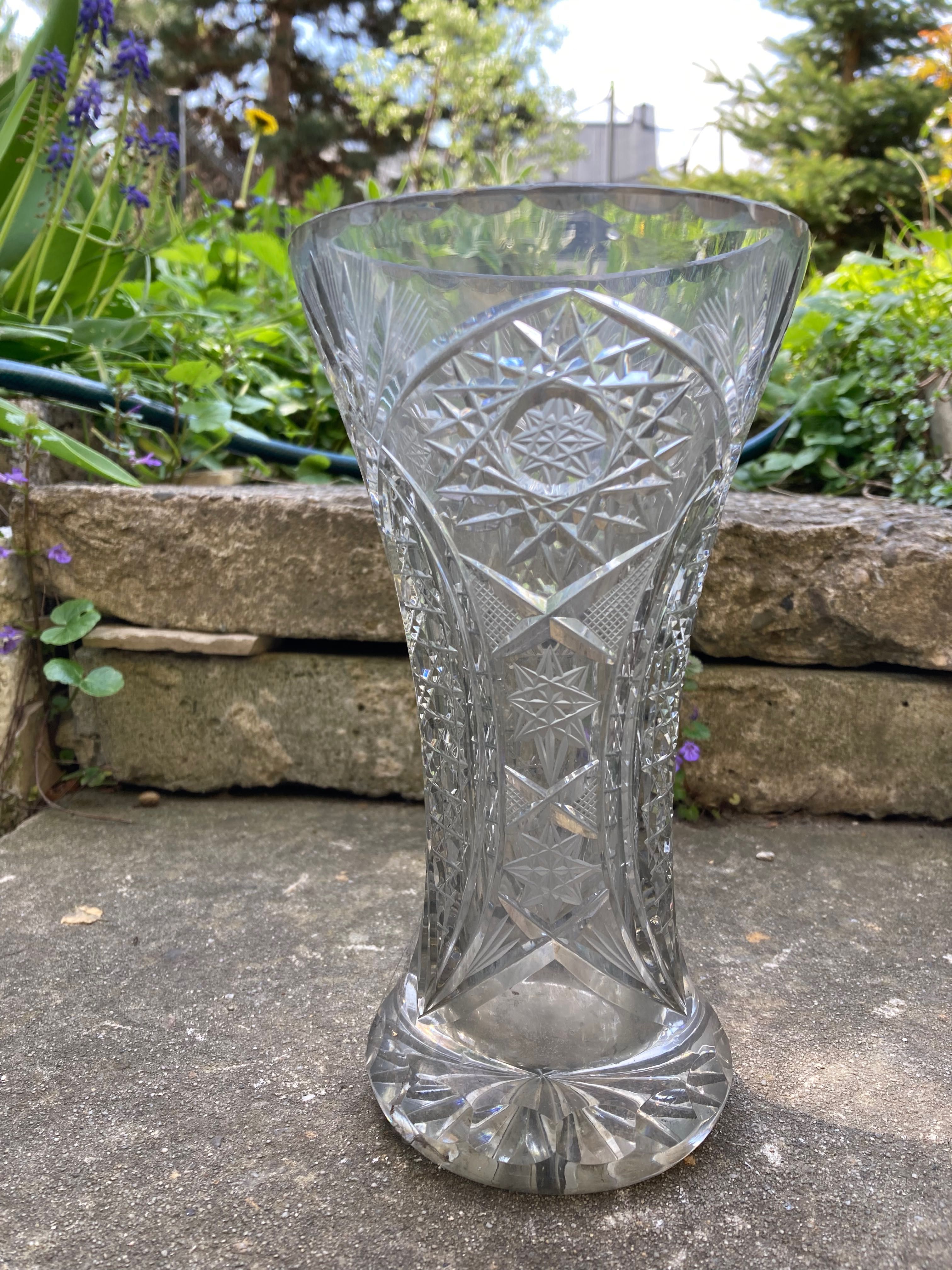 Kryształ duży wazon