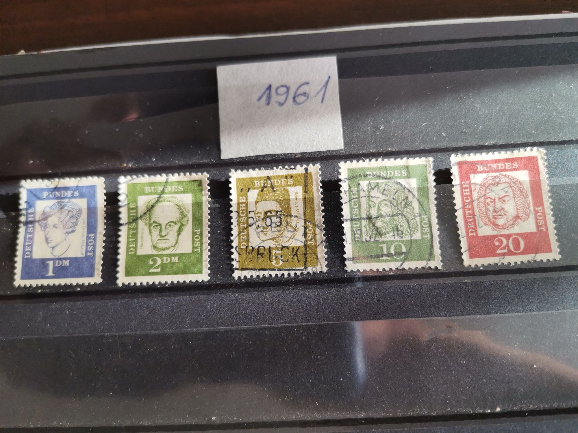 Stare znaczki niemieckie 1961 rok