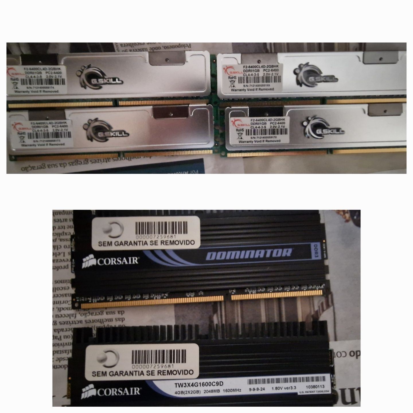 Componentes e acessórios para computadores