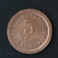 Cabo verde 5 centavos 1930 - olx X10044