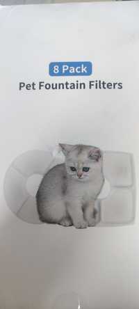 Filtry do fontanny/poidła dla kotów psów nowe 8szt