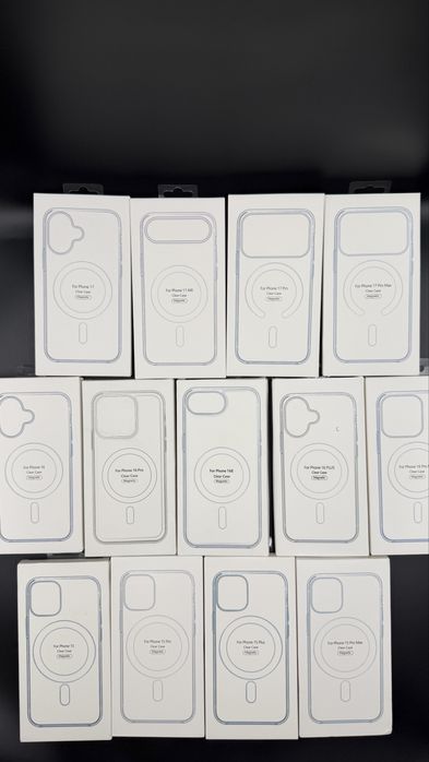 Silikonowe Przezroczyste Etyi z Magnesami do Iphone’a 6-17 pro max