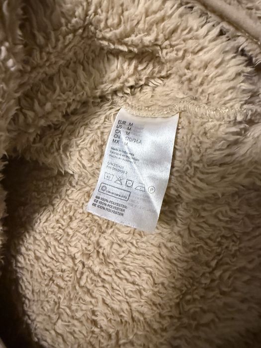 Флісова кофта світшот h&m оверсайз