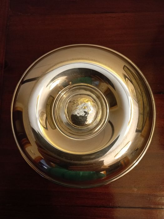 Taça em prata e madrepérola