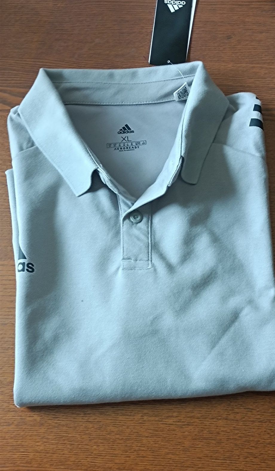 Polo cinzento ADIDAS