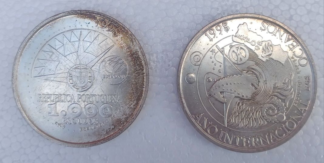 Moeda 1000 escudos 1998 - Ano Internacional dos oceanos