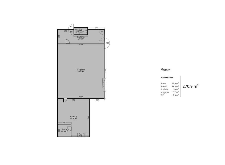 Wynajmę lokal 270m2