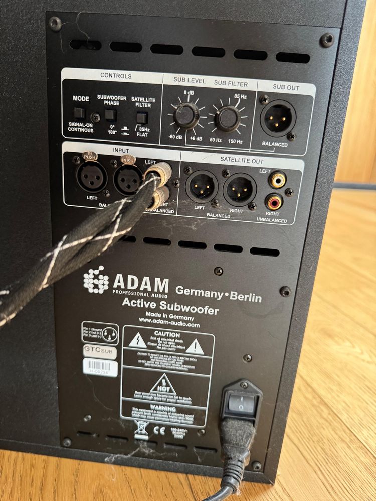 Zestaw kolumn ADAM Audio GTC – topowy dźwięk, stan jak nowy