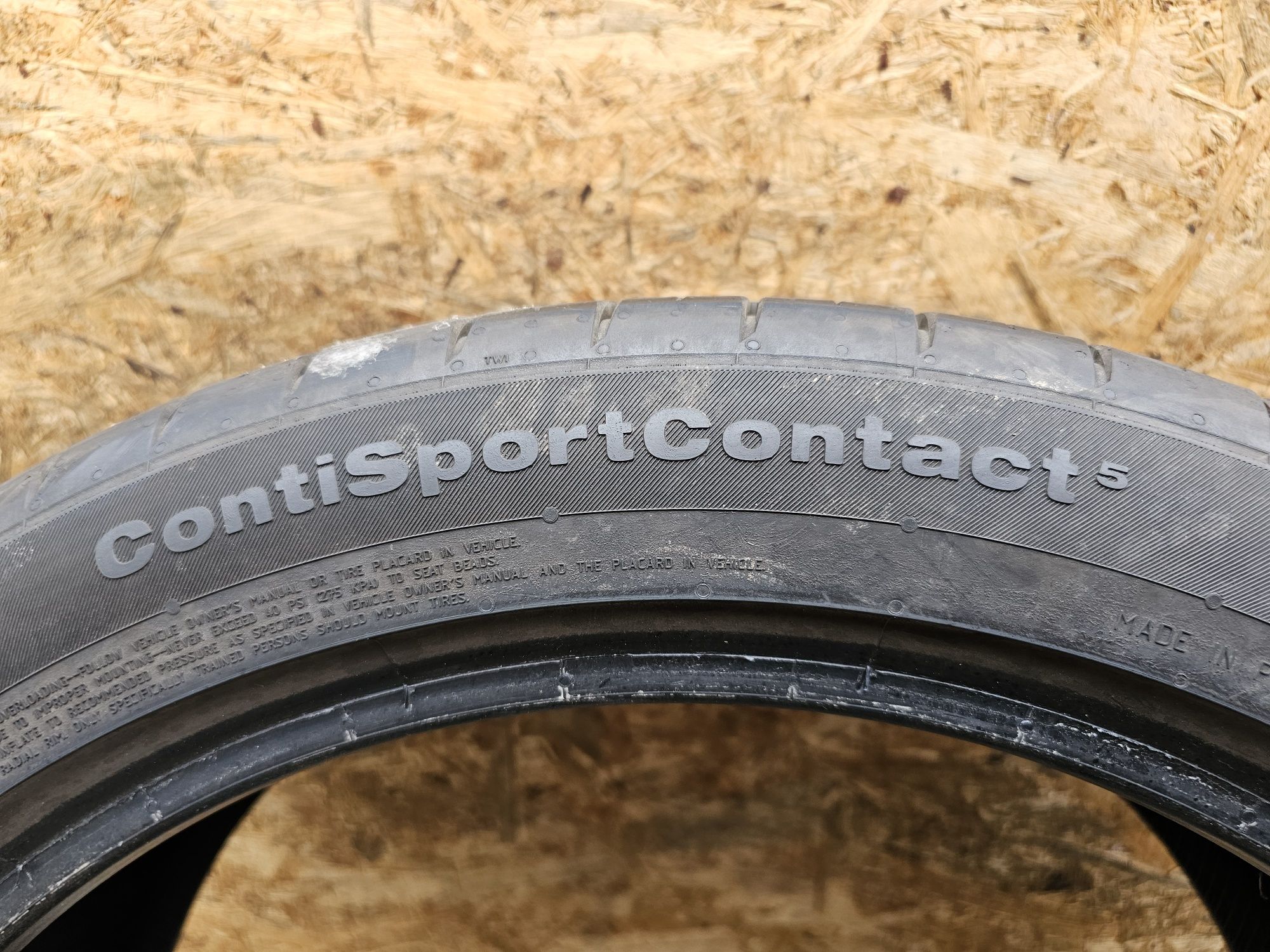 BDB Stan!!  5,8mm. 225/45 r19 Continetal ContiSportContact